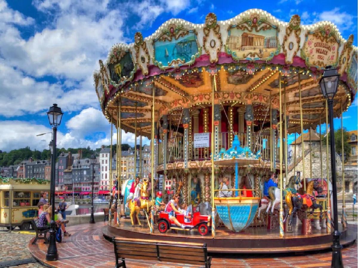 Le Fleur"H"On 11 D'Honfleur, T2 En Residence Avec Piscine, Wifi Et Parking Gratuits Équemauville Zewnętrze zdjęcie